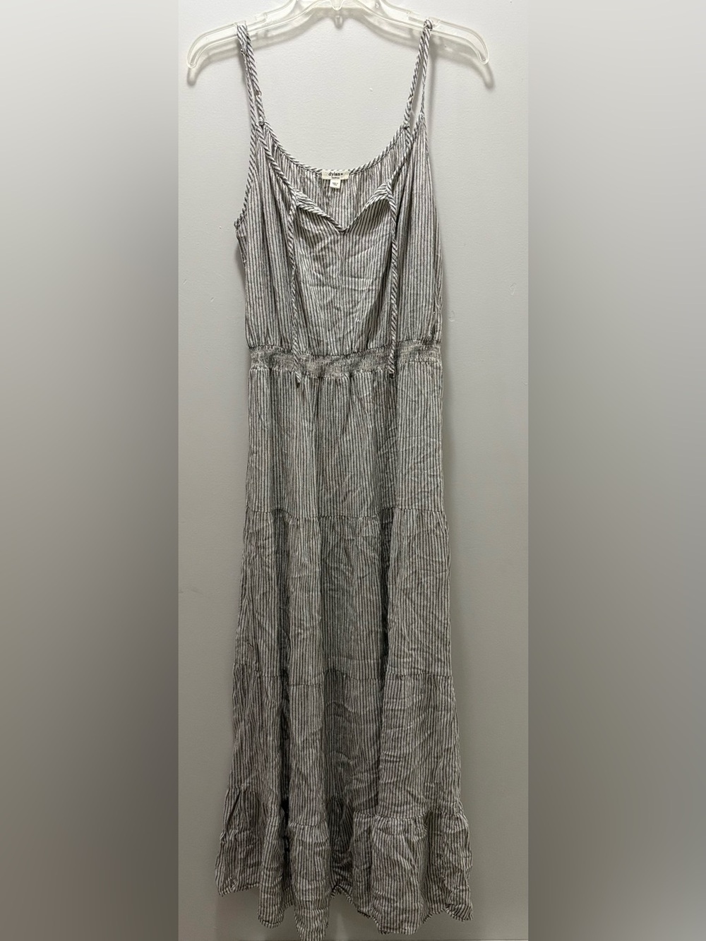 dylan Striped Black and White Maxi Dress